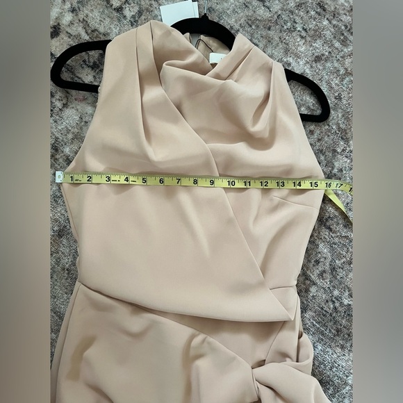 Lane JT Womens Cocktail Pintuck Dress S Blush Pink Avant Garde Occasion Pleated - Picture 16 of 17